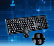 Q9 键鼠 套装 PS2圆口USB单键盘 鼠标办公家用支持追光豹店铺