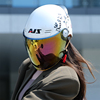 艾狮3c认证电动车摩托车头盔，夏季男女士四季通用半盔安全帽电瓶车
