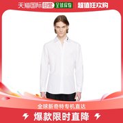 香港直邮潮奢moschino男士白色刺绣衬衫