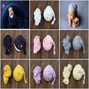 新生儿摄影星空主题帽子裹布毯子影楼道具月子照婴儿拍照服装