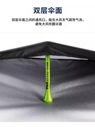 PGM高尔夫伞双层防紫外线高尔夫雨伞手动自动遮阳伞超大抗台风级