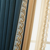 2018美式窗帘丝绒布料客厅欧式奢华卧室遮光绒布落地窗纱定制