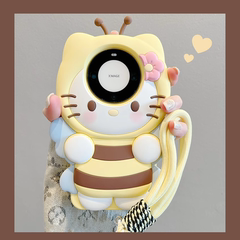可爱花朵小蜜蜂猫咪vivo手机壳