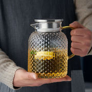 玻璃水壶耐高温大容量烧凉白开，水杯冷泡茶家用装水瓶，冰小扎壶套装