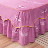 韩式防滑床裙床罩全棉床单，床笠三件套1.51.8m棉单件花边防尘罩