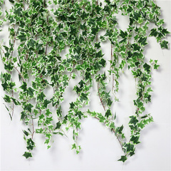 仿真爬山虎藤条装饰树叶子植物塑料假花绿植叶水管道吊顶缠绕遮挡
