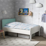 IKEA宜家BERGFINK贝里芬克被套床单枕套儿童纯棉三件套现代简约