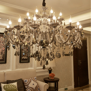 欧式水晶led吊灯客厅卧室，房间餐厅创意高档轻奢别墅酒店婚庆灯具