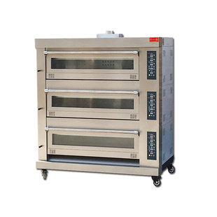 千麦大型烤箱SEB-3Y三层九盘多功能不锈钢电烤箱蛋糕食品烘焙设备