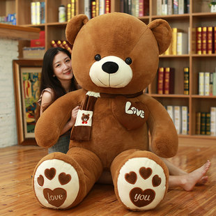 1.6毛绒玩具泰迪熊猫超大号公仔，抱抱熊布娃娃玩偶米大熊狗熊女孩2