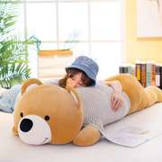 可爱大熊公仔毛绒玩具长条睡觉夹腿抱枕抱抱熊娃娃泰迪熊猫玩