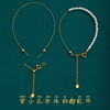 穿小孔珍珠专用线钢丝绳项链手链diy配件材料包0.4mm手绳编织绳