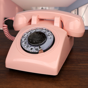 欧美仿古电话机欧式复古老式田园家用无线插卡电信电话办公室座机