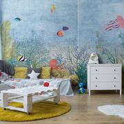 意大利进口订制壁画MARINA 儿童房海洋世界 宝宝房墙纸壁纸