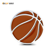 汽车NBA篮球金属车贴个性改装乔丹科比扣篮车标3D立体装饰侧尾标