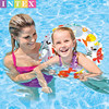 intex小孩充气浮圈菠萝，水果游泳圈儿童，小鱼水上救生圈宝宝坐圈