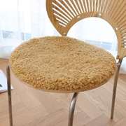高档卷羊毛c椅垫纯羊毛沙发垫椅垫餐椅垫圆形垫圆垫方垫皮毛一