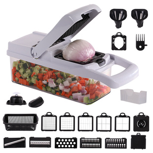 多用途家庭切菜器水果蔬菜，切丝切片切丁一体机创意厨房工具