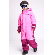 北欧男童女童儿童连体滑雪服防雨防风户外冲锋衣防寒服抗零下30度