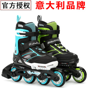意大利Rollerblade儿童轮滑鞋套装儿童溜冰鞋可调旱冰鞋ST