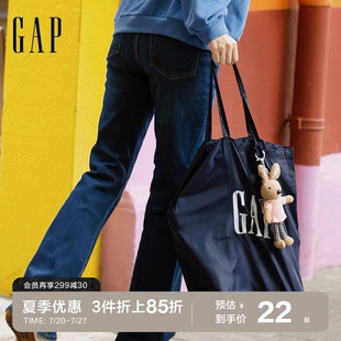 gap女装logo印花休闲单肩包654312夏季款大容量，休闲手提包女