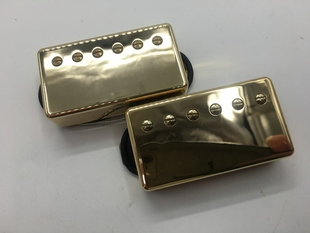 韩产 LP210 金色 双线圈电吉他拾音器 双双 封闭拾音器 GD 可切单