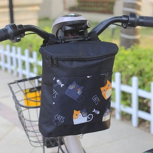 儿童滑板电动自行车前置置物车袋单车袋子挂包小包水杯，收纳包挂袋(包挂袋)
