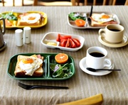 日本进口studiom'陶瓷早餐，点心分隔盘水果蛋糕碟亲子款