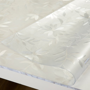 PVC桌布透明水晶版圆形桌布软质玻璃餐桌布防水防油塑料台布