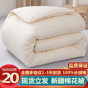 新疆长绒棉被纯棉花被芯棉絮床垫，褥子冬被全棉四季通用手工被子