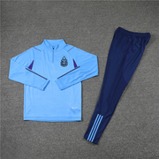阿根廷足球训练服套装定制葡萄牙法国巴西国家队儿童长袖运动队服