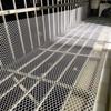 阳台防护网儿童安全防坠网封窗，垫板网猫防漏网护栏网塑料网格围栏