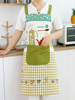 围裙女时尚韩版纯棉成人家用可爱厨房做饭防油情侣工作韩式背带式