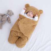 新生婴儿抱被秋冬加厚宝宝，包被母婴用品纯棉婴儿用品新生婴儿睡袋