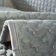 沙发垫冬季防滑短毛绒布艺皮沙发坐垫四季通用简约纯色沙发座垫子
