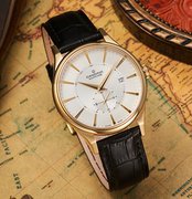 瑞士手表卡天龙男式石英手表银色，表盘模拟显示黑色表带c45591