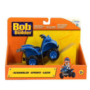 bob巴布工程师玩具，车工程车车惯性，小吊车推土车模型玩具