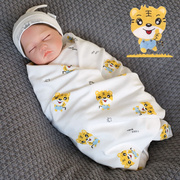 婴儿防惊吓睡觉神器产房宝宝，新生儿睡袋夏季纯棉包裹巾初生襁褓式