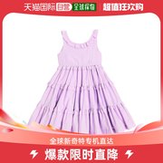 香港直邮潮奢 Monnalisa 女童荷叶边层叠棉质连衣裙童装