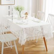 唯米99欧式田园蕾丝家用餐桌，布艺长方形台布茶几巾，防尘布遮盖(布遮盖)巾