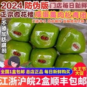 2024上海杏花楼网红咸蛋黄肉松青团手工糯米团子豆沙糕点特产食品