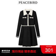 太平鸟年冬季品质，针织连衣裙a5fac4e11奥莱