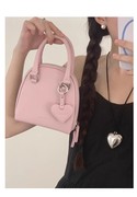 韩国小众设计波士顿手提包女2023可爱迷你贝壳包单肩斜跨小包