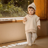 KIDSCLARA韩国儿童针织背心春秋V领可爱风0-4岁男女宝宝毛衣外套
