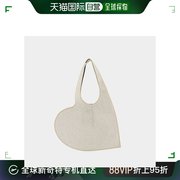 欧洲直邮coperni女士手提包米色心形，水晶点缀copba14bis455beige