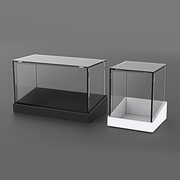 盲盒架透明收纳盒桌面杂物整理亚克力文具置物储物格置洞洞板塑料