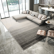 地毯客厅现代简约茶几毯北欧高级素色黑白灰耐脏易打理卧室床边毯
