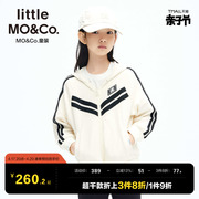 little moco童装男童女童纯棉连帽长袖薄款外套儿童女大童春秋款