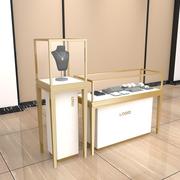 玻璃货柜珠宝样品柜台，首饰展柜展示柜，产品展示架透明陈列柜子