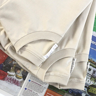 日本订单210克素色系基本款，纯棉圆领短袖，t恤男青年流行色打底衫